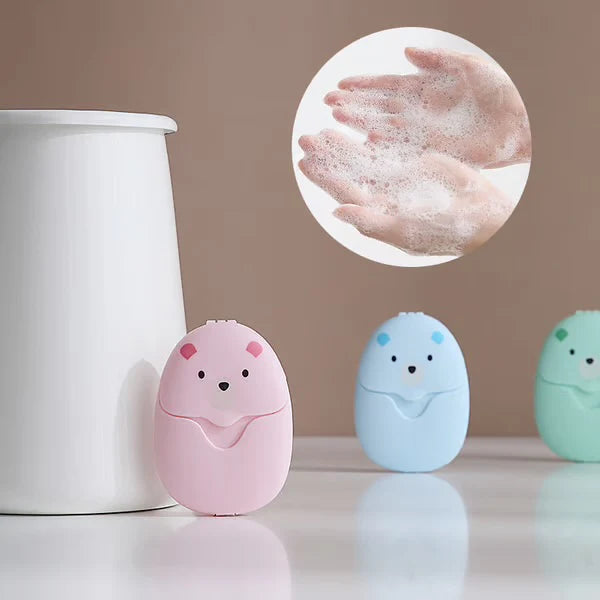 صابون ورقي محمول للاستخدام الخارجي