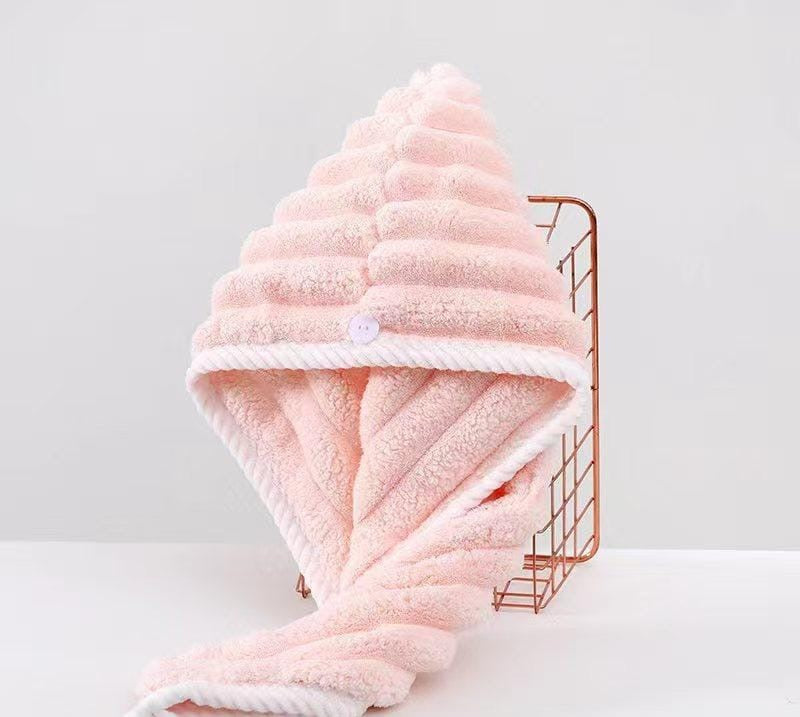 كب مايكروفايبر لتنشيف الشعر 🧖‍♀️✨