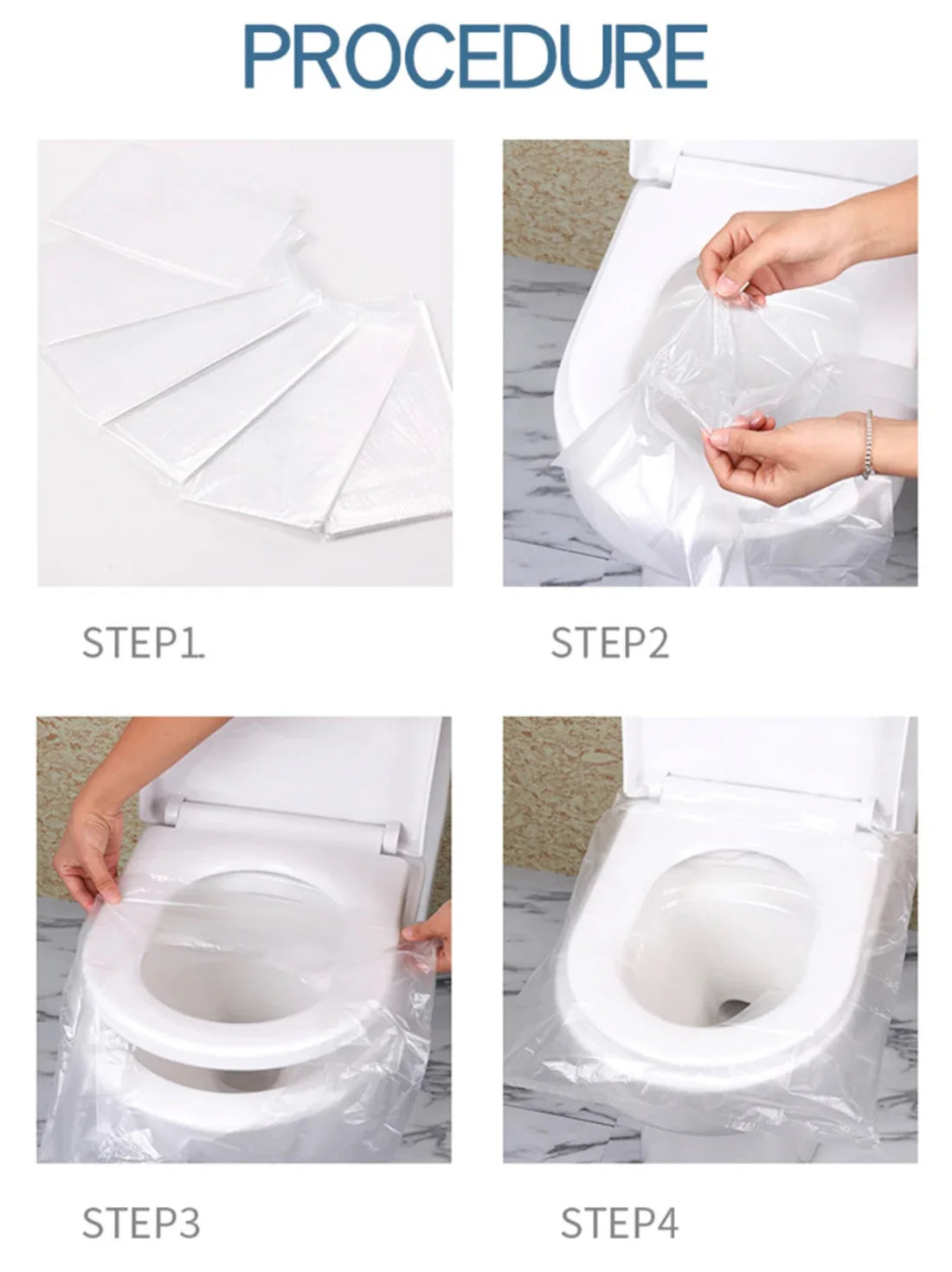 غطاء كرسي تواليت للاستعمال مرة واحدة