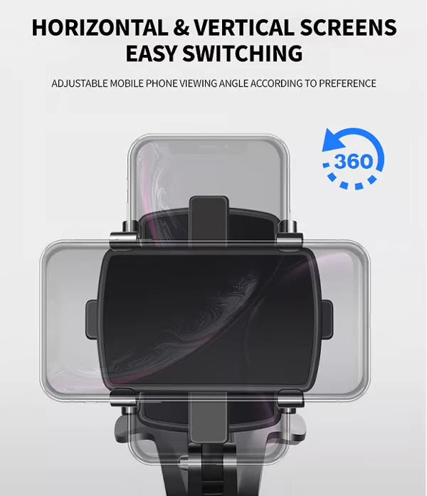 حامل هاتف متعدد الوظائف للسيارة — يُثبت على لوحة القياد